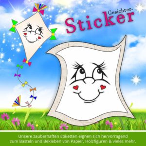 Sticker für Kinder ♥ Gesicht lächelnd